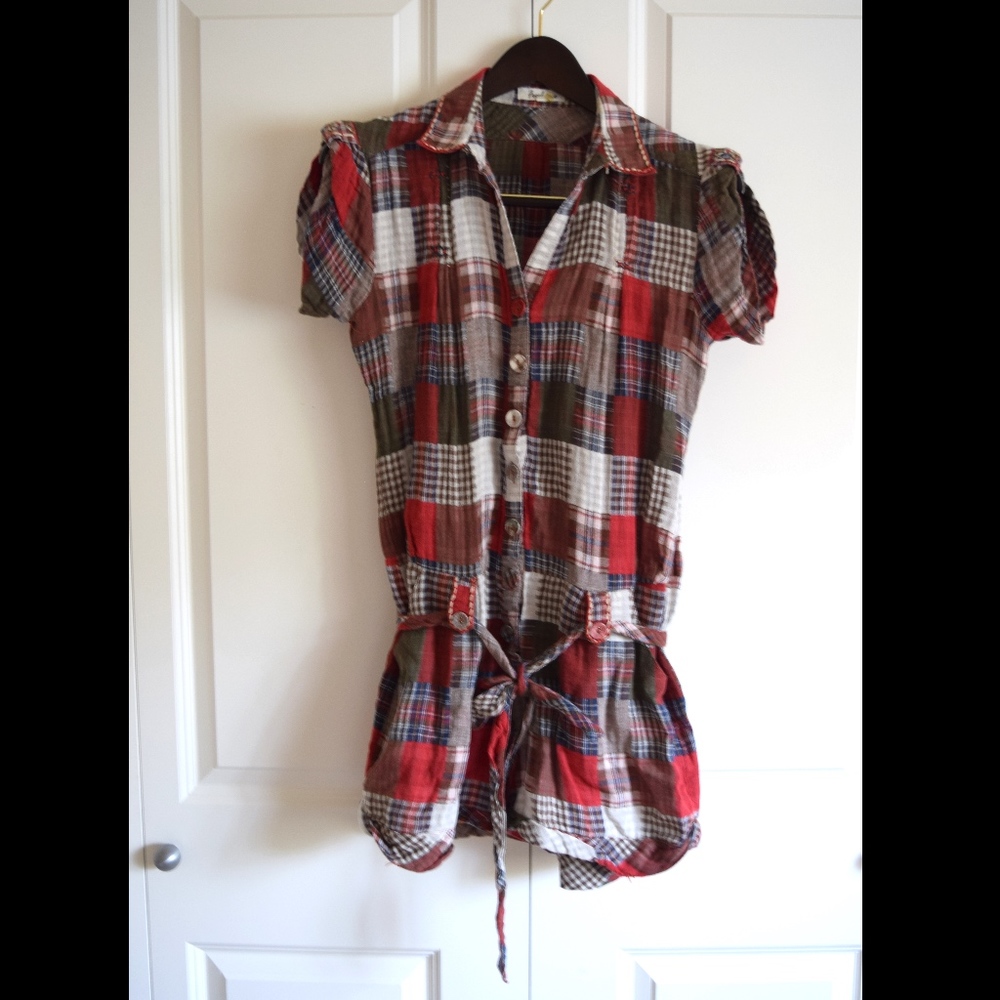 Freelance Plaid Romper